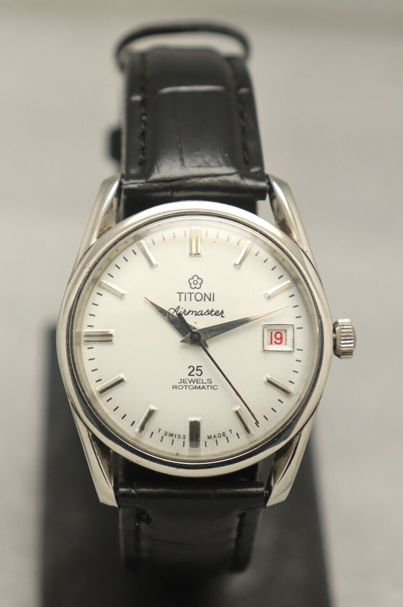 Used Titoni Airmaster 25 Jewels Rotomatic 2452 Automatic