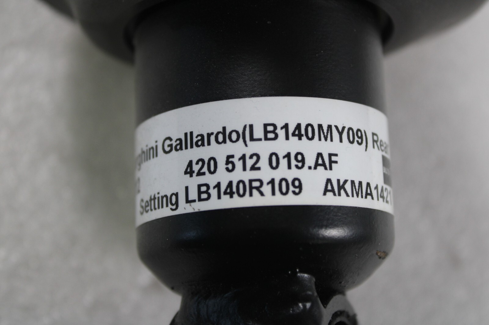 Lamborghini Gallardo LP560, Rear Shock Absorber, Used, P/N 400512019AF