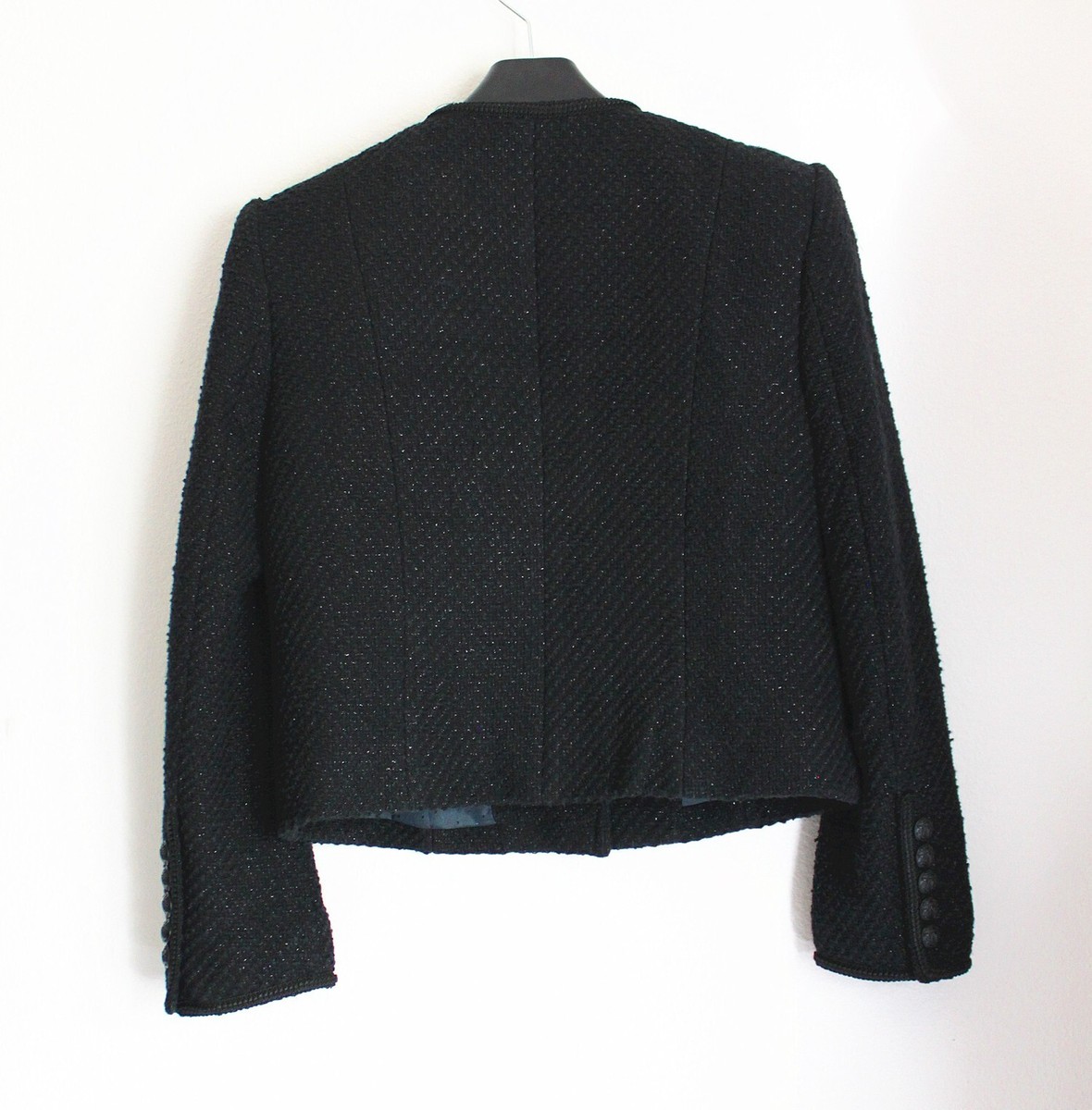 【VERONICA BEARD】Lars button-embellished jacket ジャケット Veronica Beard Lars Metallic Cotton Blend Tweed Jacket, Size