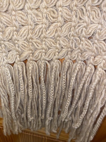 Long Knitted Chunky Knit Scarf One Size New Tags 14” x 71” - Picture 6 of 11