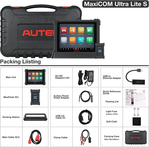 🌏 Autel MaxiSys ULTRA Lite ECU Programmer Topology Scanner Bidirectional Test image 2