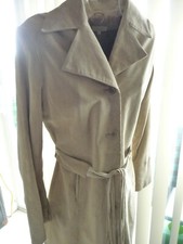 Vila Clothes Four Button Suede Jacket With Fringed Belt