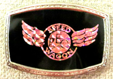 NOS - Vintage 1970s REO Speed Wagon Band Belt Buckle - Not Pacifica - RARE