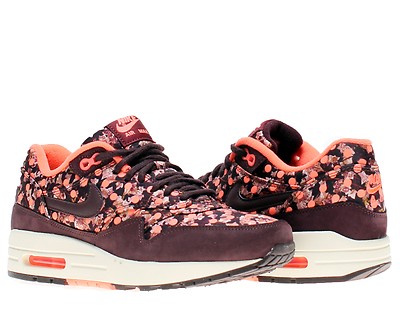 靴 Nike Wmns Air Max 1 Liberty QS 24cm Nike Air Max 1 Liberty Prints QS Deep Burgundy Shoe Wmn 8