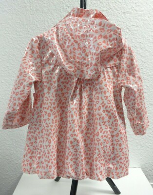 Veste De Pluie Kid Kanaï Rose Fille 3 Ans - Doublée Avec Capuche, Occasion Très Bon état