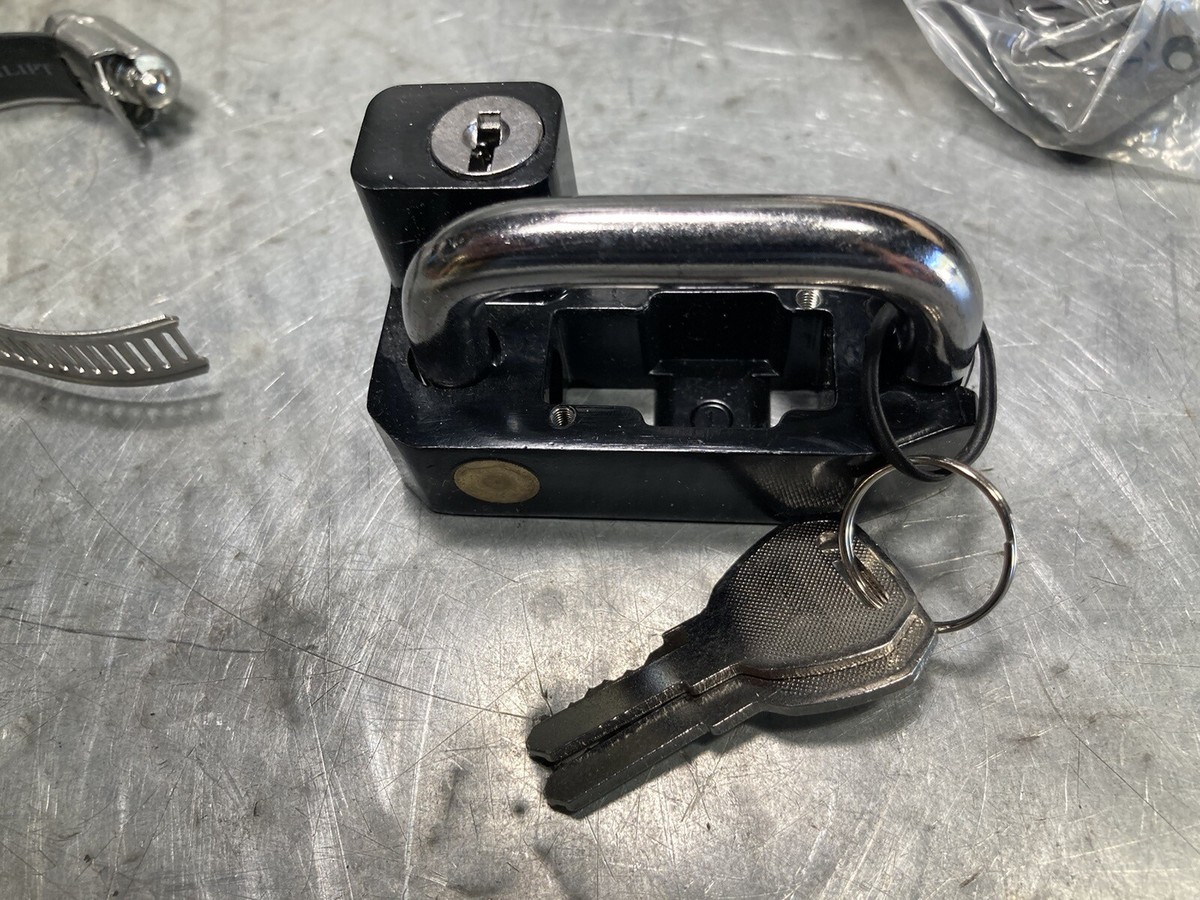 NEW! MOTION PRO Universal Motorcycle Helmet Security Lock 0136