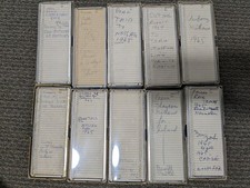 Lot 10 Vintage Airequipt Magazines w/ 1960s 35mm Slides in Original Boxes