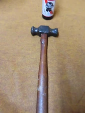 Vtg Blacksmith Hammer,Unmarked,2+lb,Round face,ORIGINAL~AVG+🤠🤠🤠BS11.5.24RL