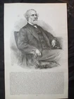 1896 Civil War Print - Confederate "General Robert E. Lee" - FRAME FOR A GIFT