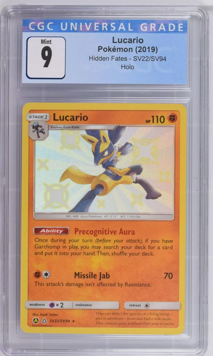 SV22/SV94 Lucario, Rare Holo Card