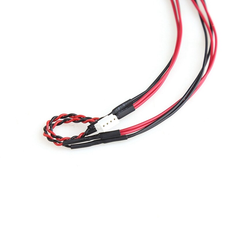 Kit Luci LED Per Mini-Z MA020 MR03 FWD RWD 1/28 – 2 Rosse E 2 Bianche, Ricambio Per Auto RC