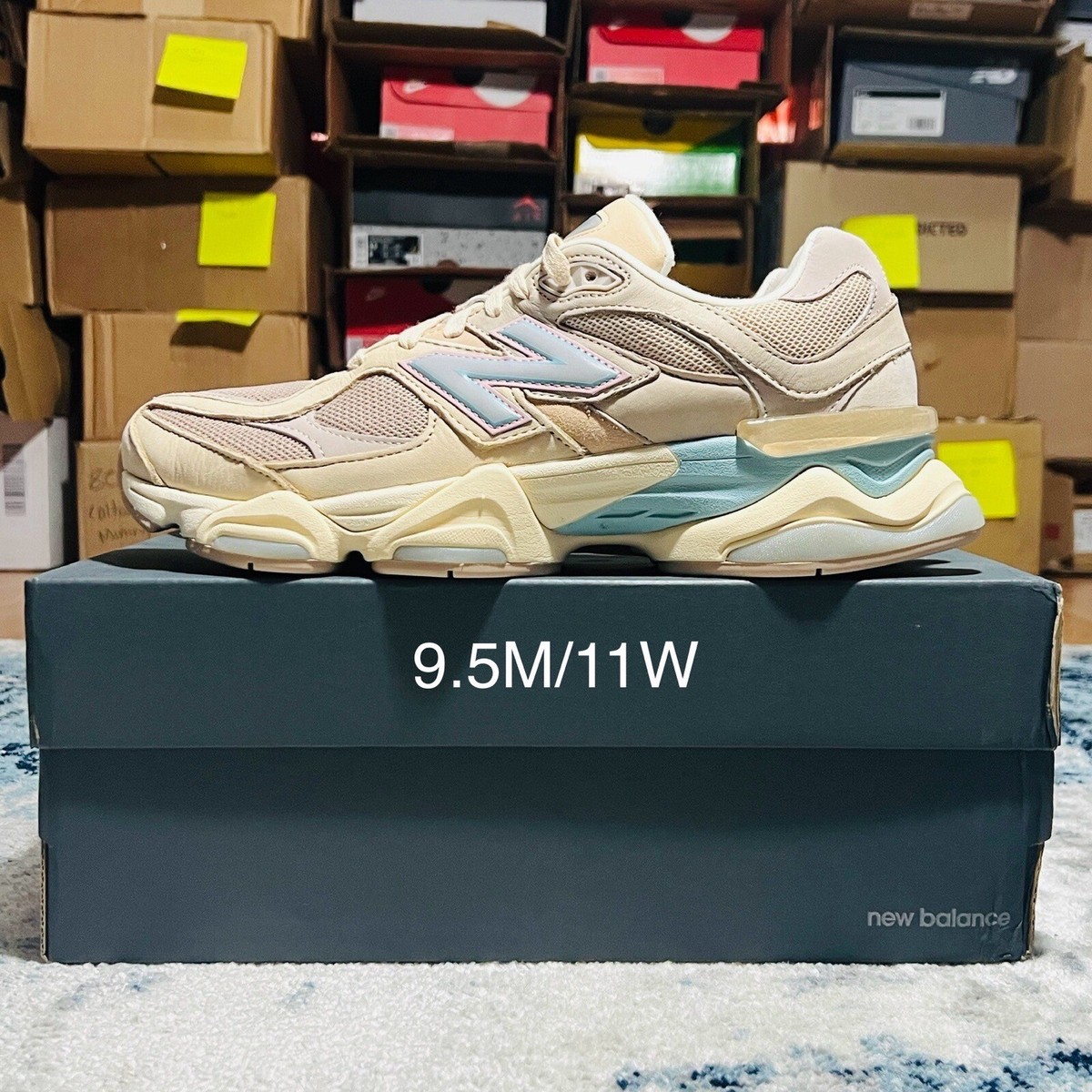 ★New Balance★ Kave Sandal Beige New Balance 9060 'Ivory Cream Pink Sand' Size 9.5M/11W