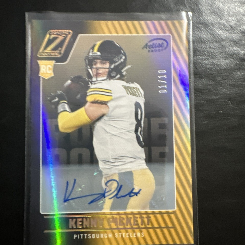 🔥Kenny Pickett 2022 Panini Zenith RC Autographs 101 Artist Proof Gold