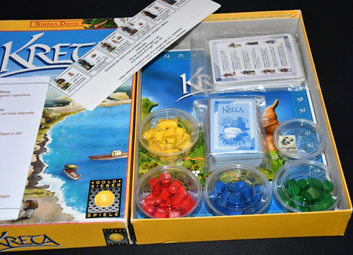 Kreta Board Game Dora (German Edition) English Rules &Player Aid Paste ups - Picture 3 of 6