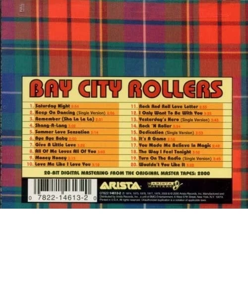 Bay City Rollers Definitive Collection (CD) Greatest Hits - Image 2 of 4