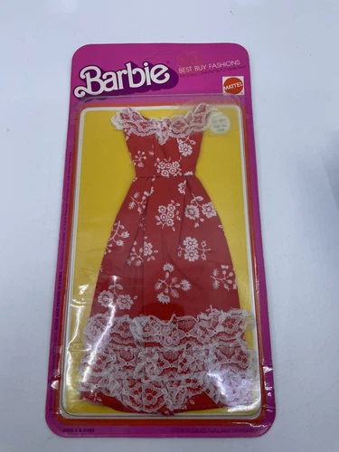 Vintage Barbie Best Buy Fashion #9571 Floral Dress 1976 MOC