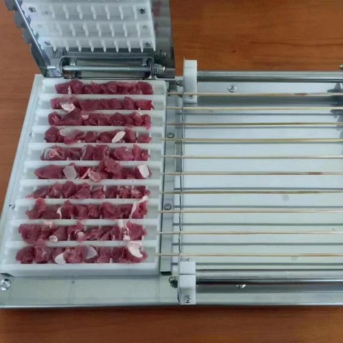 Commercial Stainless Steel BBQ Meat Skewer Machine Meat Skewer Threading Tool - Picture 19 of 19