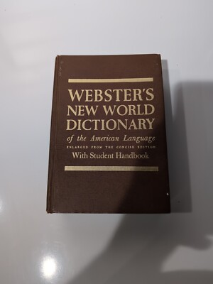 1969 Webster's New World Dictionary American Language Hardcover