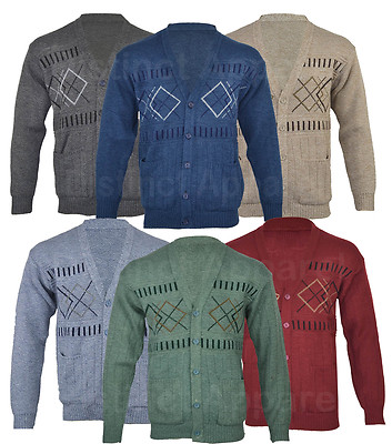 FERRANTE Men's Cardigan With Zip 100% Cotton Art 25002 MADE IN ITALY - Foto 7