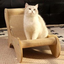 Cat Scratching Lounge Chair Cat Scratcher Sofa Bed Novelty Grind Claws
