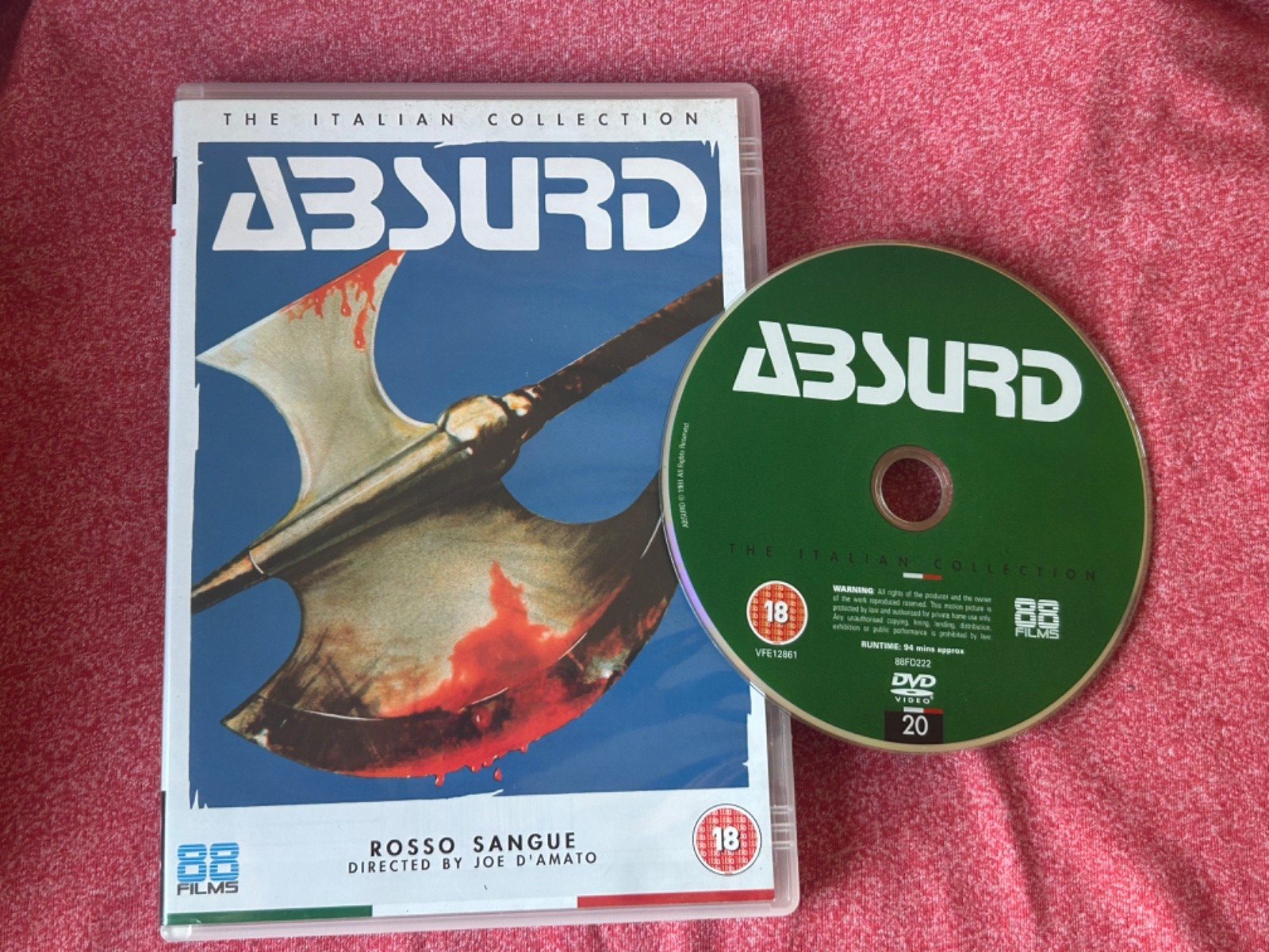 Absurd DVD (1981)  George Eastman, 88 Films.