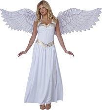 Angel Cosplay Wings Fancy Dress Up Halloween Adult Costume Accessory 2 COLORS