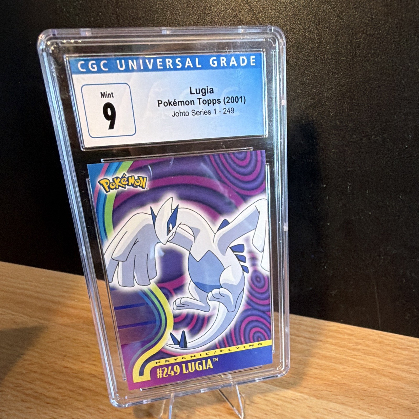 Topps Pokemon Lugia 249 2001 Johto Series 1 English Regular CGC 9 Mint