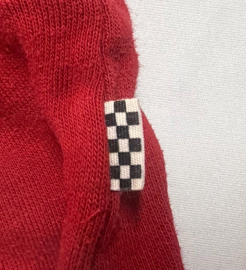 VANS Women’s Graphic Pull Over Crop Hoodie Size S Checker Board  Skater Style image 7