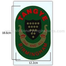 Tangye Stationary Engine Decal Transfer Large Tangye Engine Logo Transfer Decal