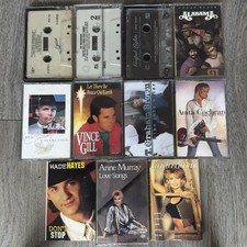 11 Tape Country Cassette Lot Alabama Garth Brooks Vince Gill Linda Davis