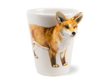 Blue Witch Handmade Coffee Mug Fox - Heartwarming Gift for Barnyard Bliss!