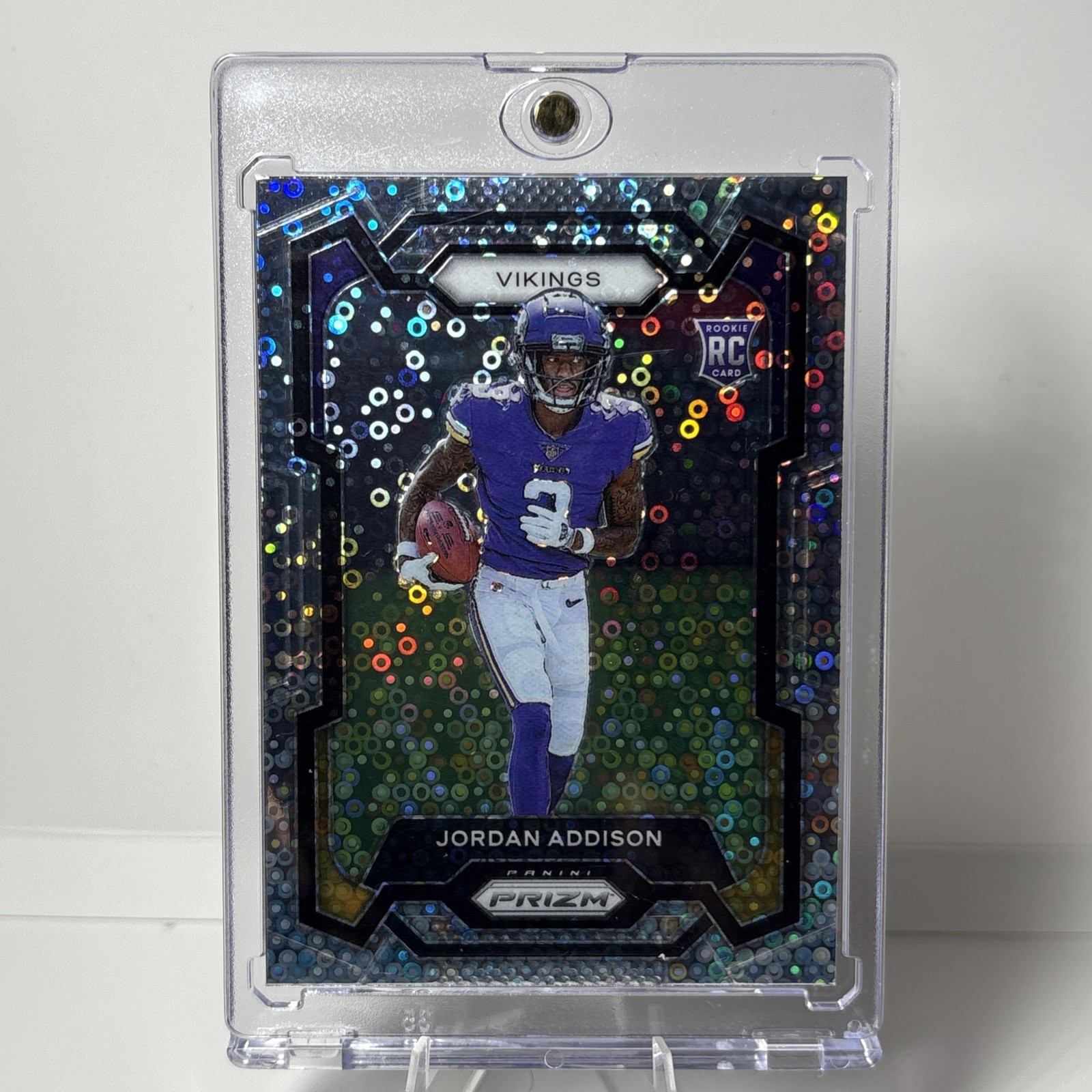 2023 Panini Prizm - Rookies Jordan Addison #368 No Huddle Prizm (RC)