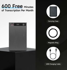 AI Notetaker Voice Recorder 64GB Transcription Translation