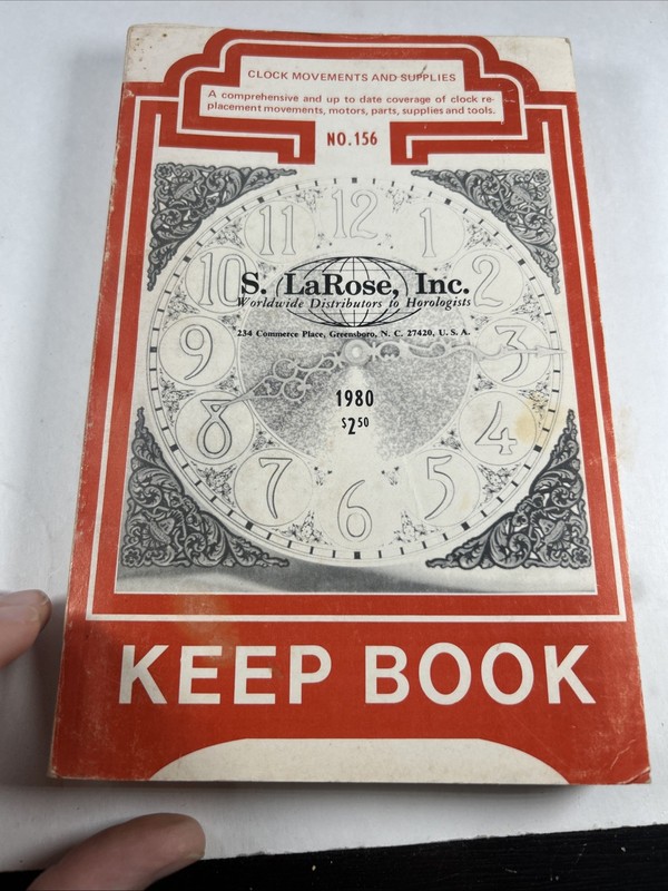 1980-S. LaRose Keep Book-Clock Movements And Supplies-306 Pages
