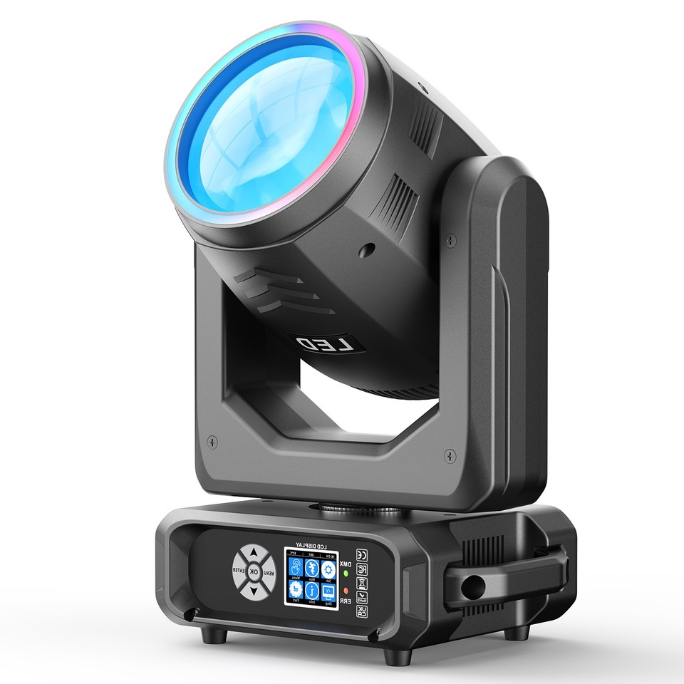 250W LED Moving Head Light Gobo Beam Stage DJ Disco Bar DMX Effect Lighting