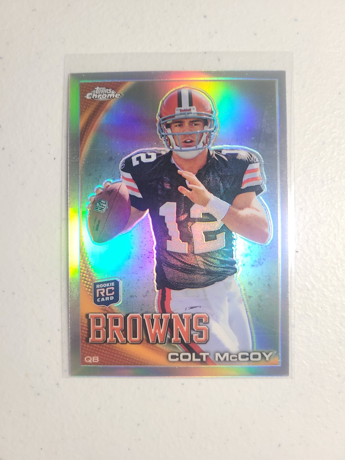 Colt McCoy Topps Chrome #C70 Refractor