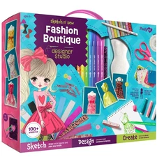 Fashion Design Studio - Sewing Kit for Kids - Designer Dress Girls Arts Craft...
