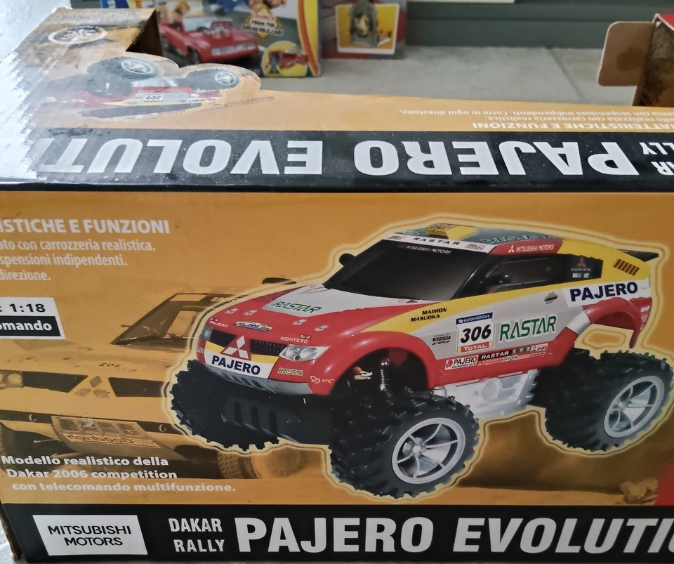 Fuoristrada Telecomandato 1:16, MITSUBISHI Pajero Evolution Dakar Rally - Immagine 3 di 3