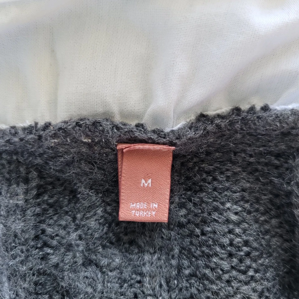 Suéter Anthropologie Pilcro Crop en Capas para Mujer Talla M Gris Preppy Foto 3 de 4