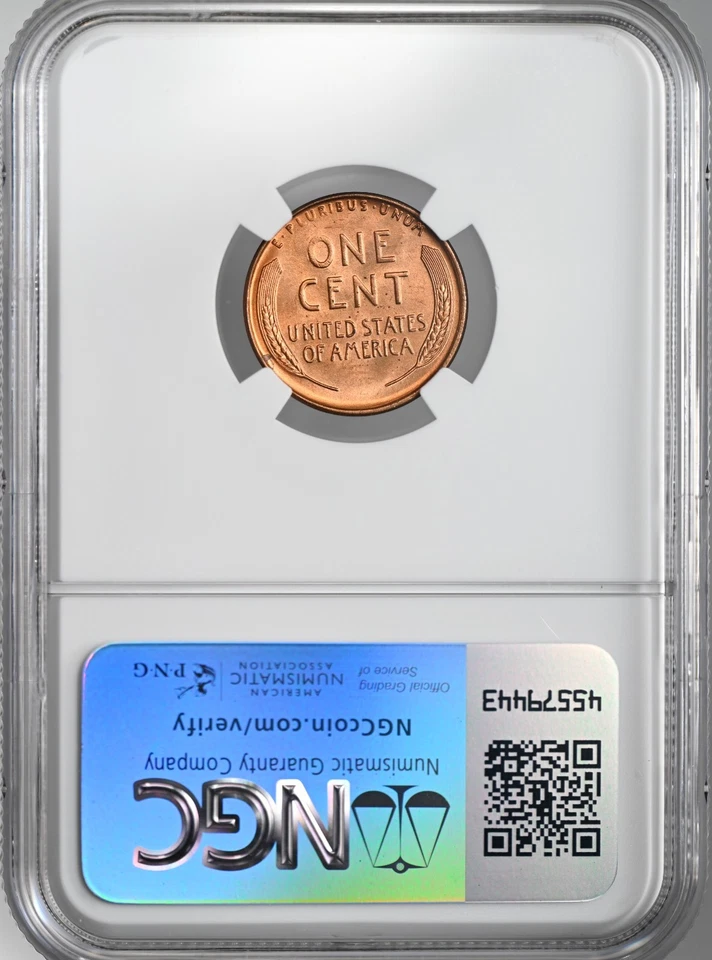 1937-S  1C LINCOLN WHEAT CENT "SAN FRANCISCO MINT" NGC MS65 RD (RED)#8340717-003 - Image 4 of 4