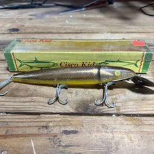 VTG CISCO KID SLASHBAITS CRANKBAIT USA MUSKY PIKE FISHING LURE SALT WATER LARGE