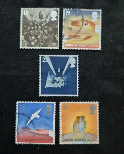 1995 Europa - Peace and Freedom Set, SG# 1873-1877, Used