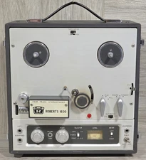 Roberts 1630 Stereo Tube Amp Reel-to-Reel Tape Player Recorder / Akai - UNTESTED