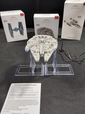 Hallmark Keepsake 2018 Ornament Millennium Falcon Star Wars Storytellers TESTED