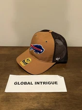 Buffalo Bills Carhartt x '47 Trucker Adjustable Snapback Hat Cap NFL Men's NEW