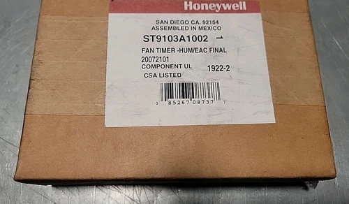 Honeywell ST9103A1002 Electronic Fan Timer for Oil Furnaces