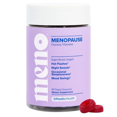 O Positiv MENO Gummies for Menopause, 30 Servings Pack of 1 - Hormone-Free