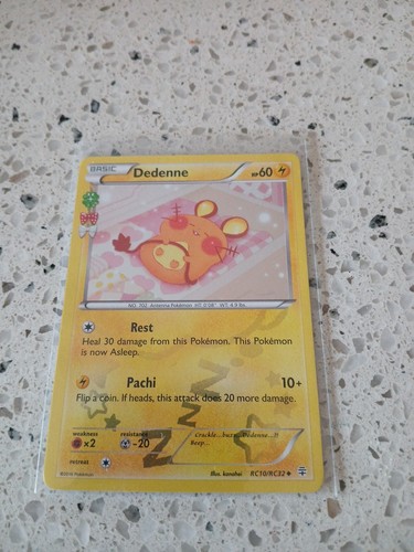 Pokemon TCG 2016 Dedenne RC10/RC32 Radiant Collection ENGLISH Card
