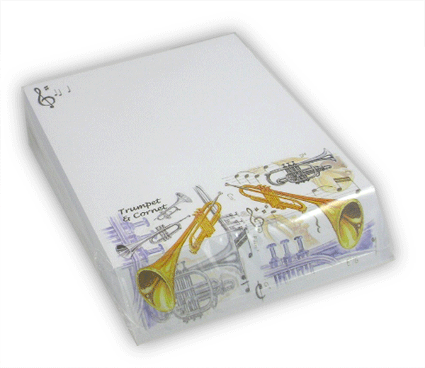 Trumpet Slant Pad - Music Gift - Gift for Trumpet Player - Musicians Gift