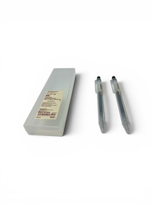 MUJI 0.3mm Gel Ink Pens Black 2pcs + Pen Case Set Minimalist Japan Stationery